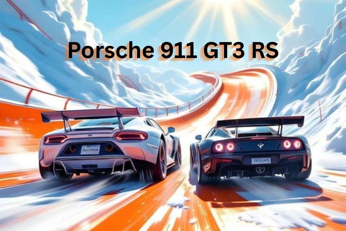 Porsche 911 GT3 RS drifting in FR Legends Mod APK
