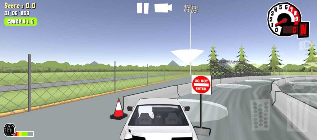 FR Legends School Course-New update Beginners (2026) 7 Using the handbrake to initiate drift on the School Course